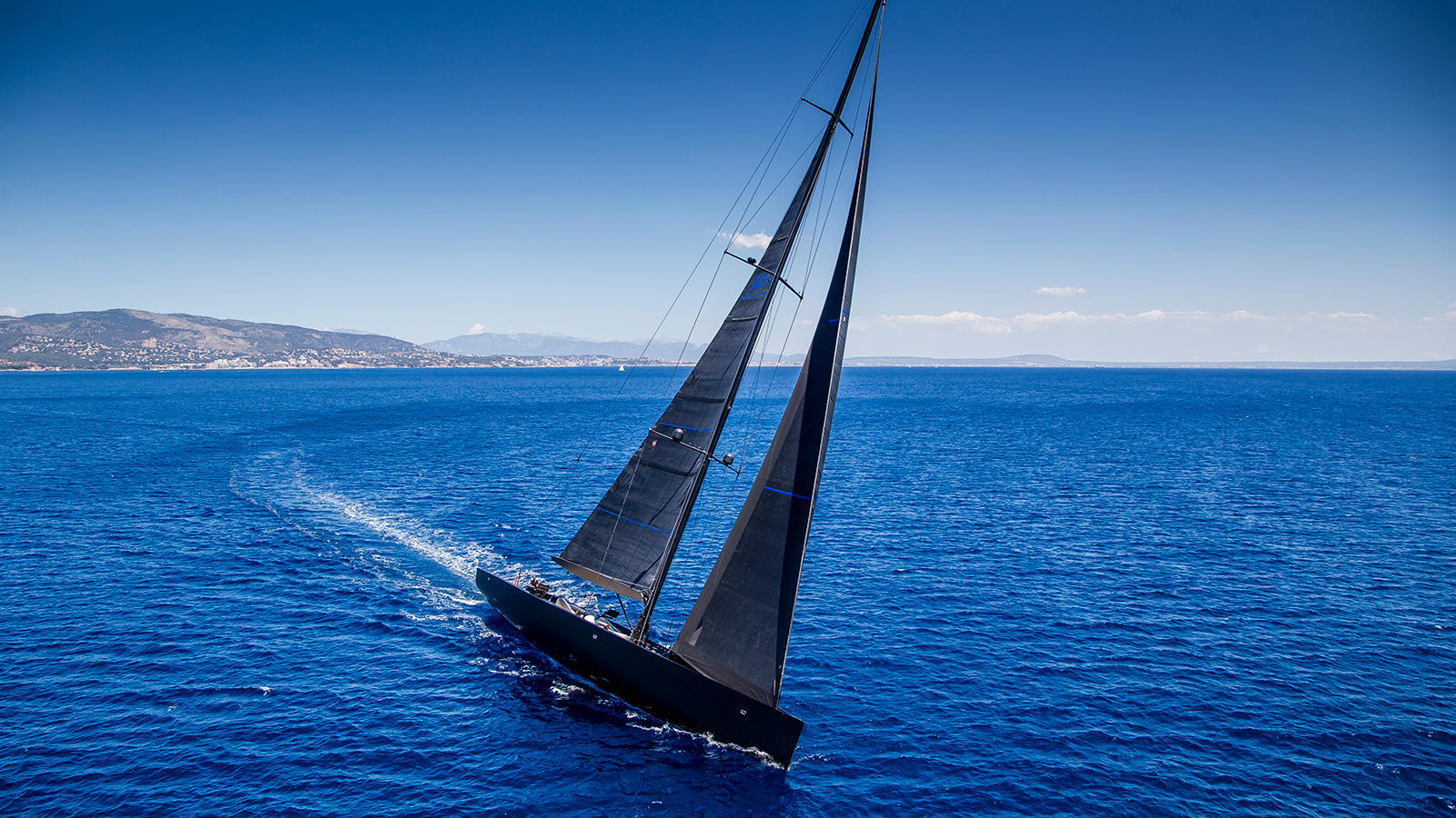 wally yacht black sails